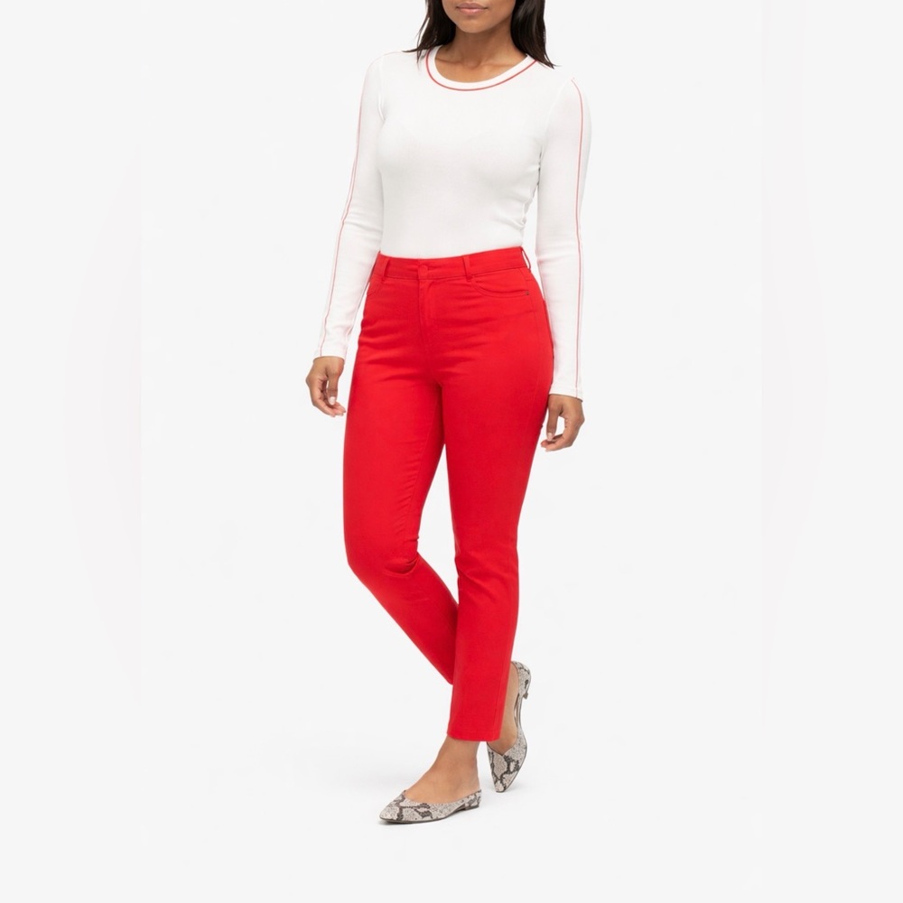 Banana Republic Pants Red Linen 4